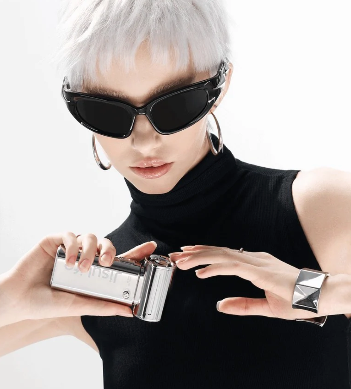 JisuLife Handheld Fan Life9 Chrome 5000mAh - Limited Edition